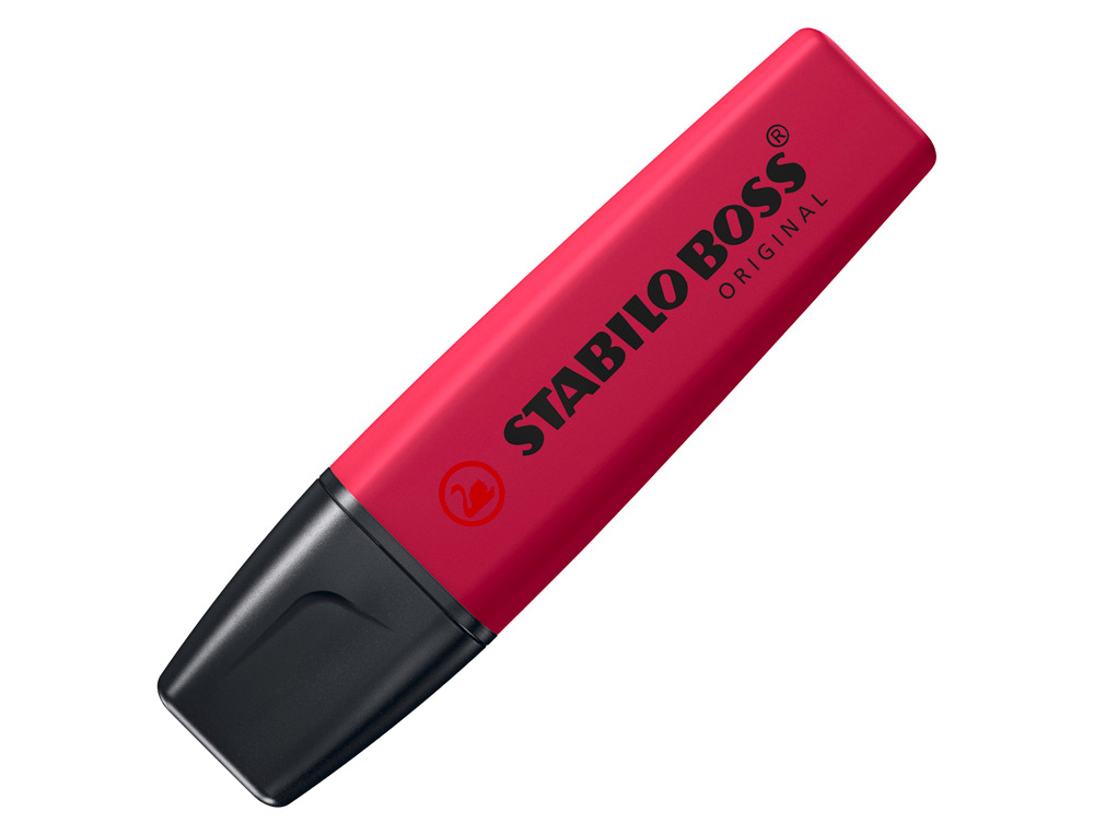 ROTULADOR STABILO BOSS FLUORESCENTE NATURE COLORS WILDFLOWER EDITION COLOR ROJO BORGOA