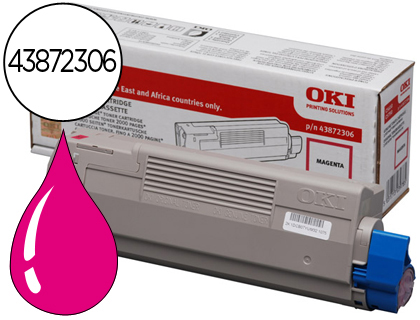 TONER OKI C5650/5750 MAGENTA 2000 PAG TYPE C12