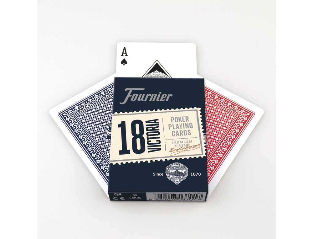 BARAJA FOURNIER POKER INGLES Y BRIDGE N18 55 CARTAS