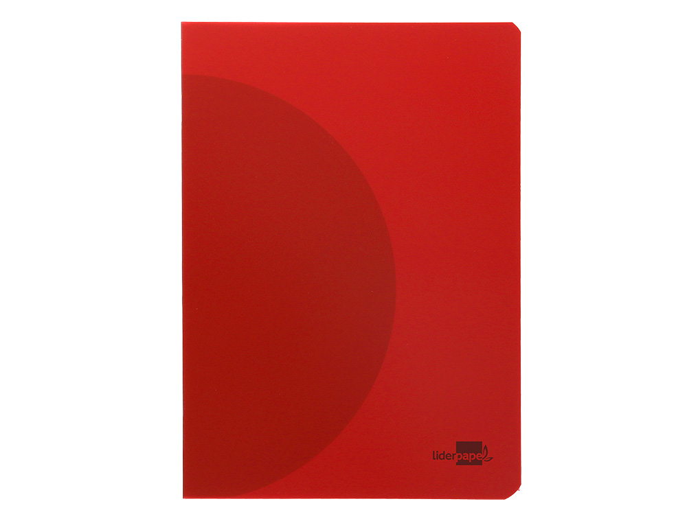 LIBRETA LIDERPAPEL 360 TAPA DE PLASTICO A4 48 HOJAS 90GR CUADRO 3MM CON MARGEN COLORES SURTIDOS