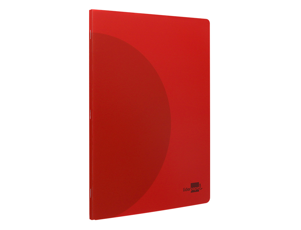 LIBRETA LIDERPAPEL 360 TAPA DE PLASTICO A4 48 HOJAS 90GR CUADRO 3MM CON MARGEN COLORES SURTIDOS
