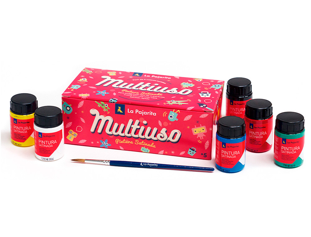 PINTURA LATEX LA PAJARITA NEGRO 35 ML