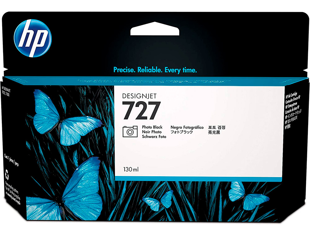 INK-JET HP DESIGNJET T920/T1500 N 727 NEGRO FOTO ALTA/1000 PAGINAS