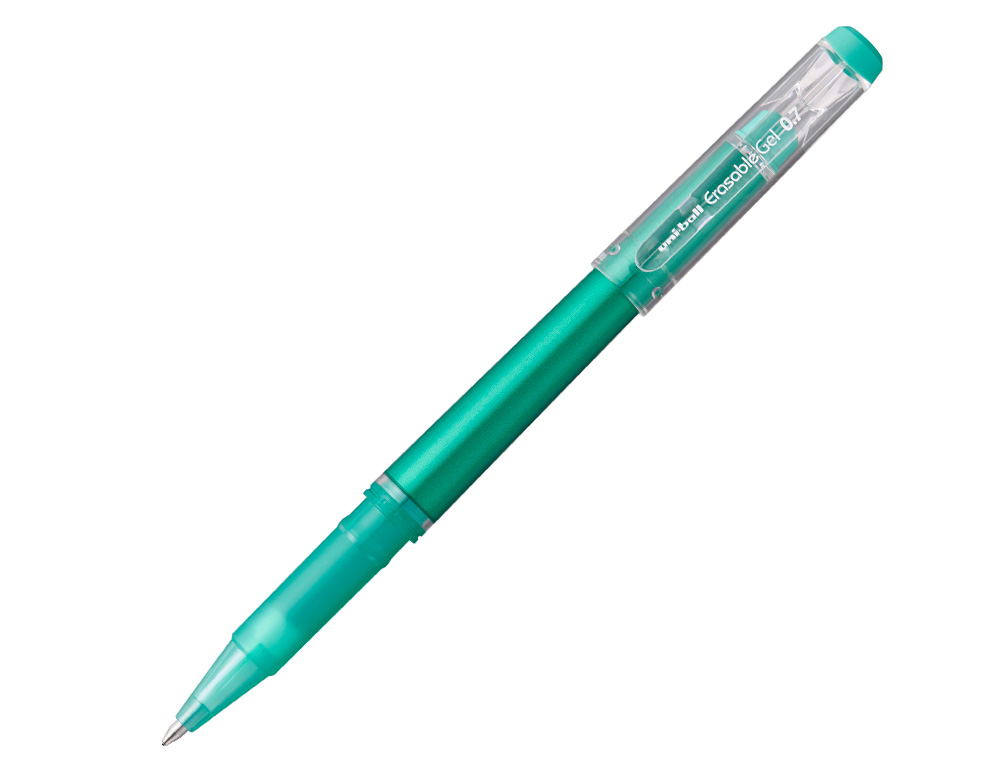 ROTULADOR UNI-BALL ROLLER UF-222 TINTA GEL BORRABLE 0,7 MM VERDE