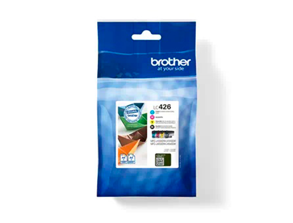 INK-JET BROTHER LC426VAL MFCJ4340DW / 4540DW / 4540DWXL PACK 4 COLORES 3000 PAGINAS NEGRO Y 1500 PAGINAS
