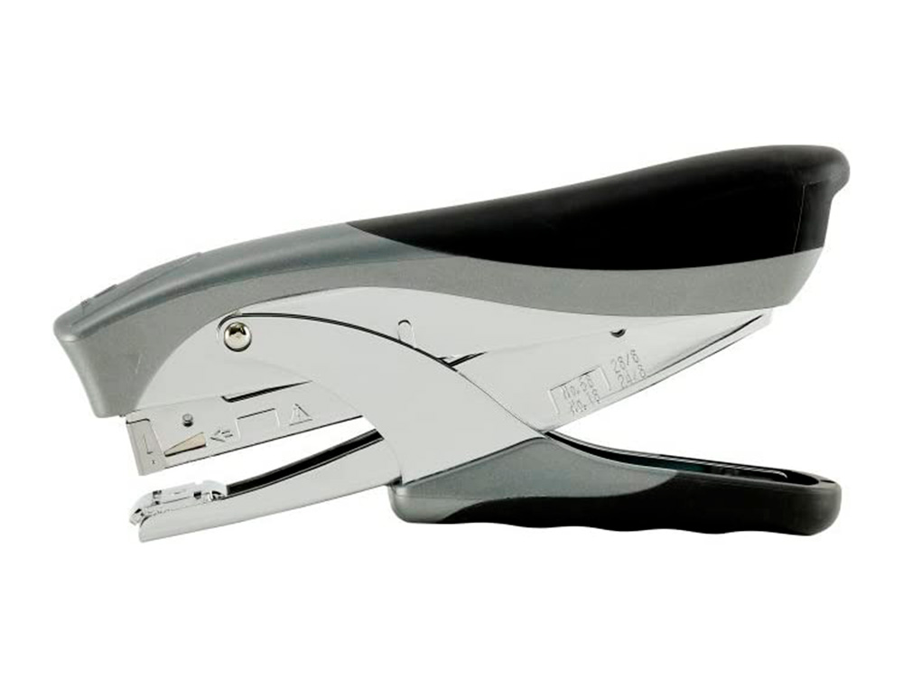 GRAPADORA REXEL DE TENAZA SQUALE 56 METALICA CAPACIDAD DE GRAPADO 25 HOJAS USA GRAPAS 24/6 Y 26/6 COLOR