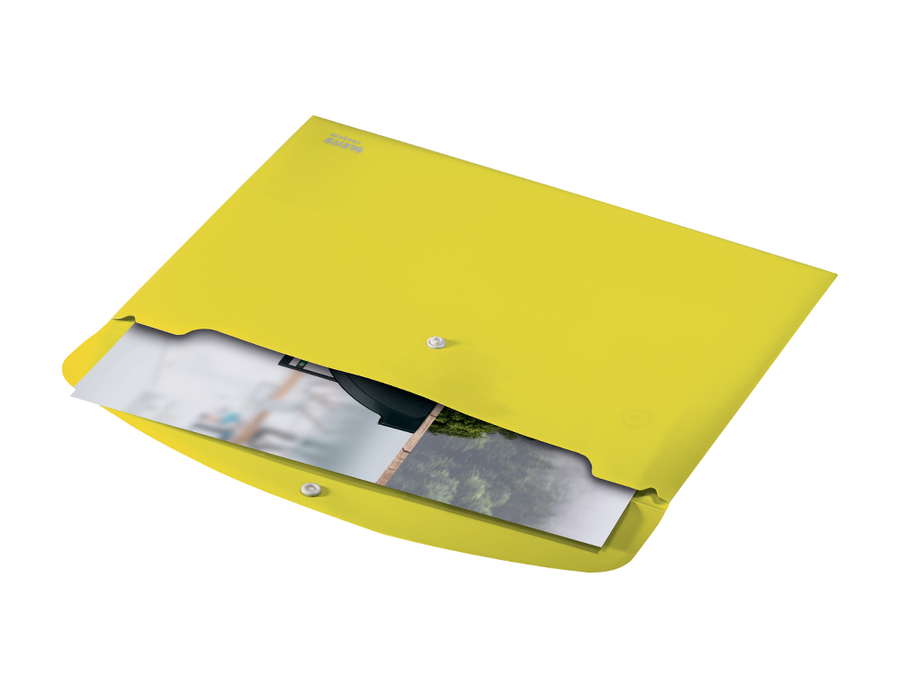 CARPETA LEITZ RECYCLE PORTADOCUMENTOS BROCHE DIN A4 POLIPROPILENO AMARILLO