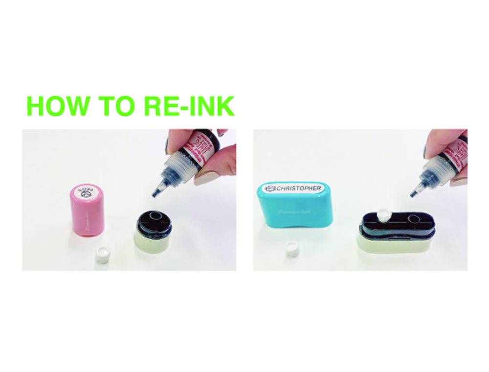 SELLO X STAMPER QUIX NOMBRE PERSONALIZABLE COLOR AZUL 9,5X46 MM QN41