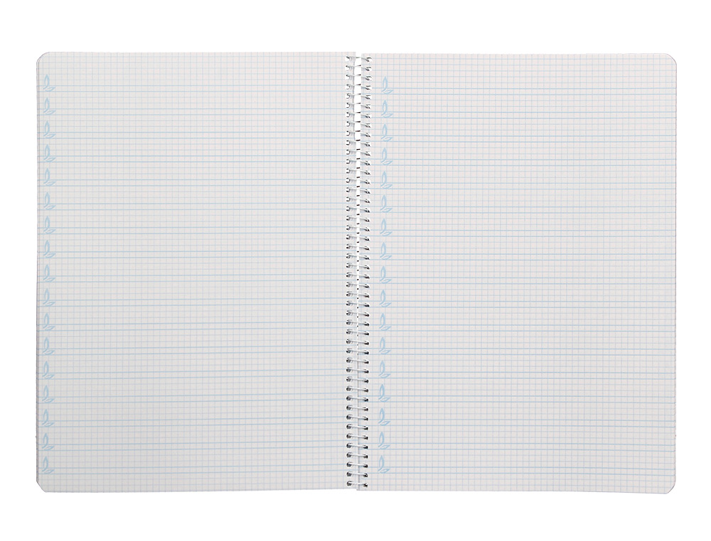 CUADERNO ESPIRAL LIDERPAPEL A4 PAUTAGUIA TAPA BLANDA 80H 75GR CUADRO PAUTADO 4MM COLOR AMARILLO
