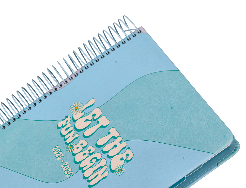 AGENDA ESCOLAR LIDERPAPEL 25-26 ESPIRAL ZANTE DIA PAGINA A5 BILINGE PAPEL FSC 80 GR