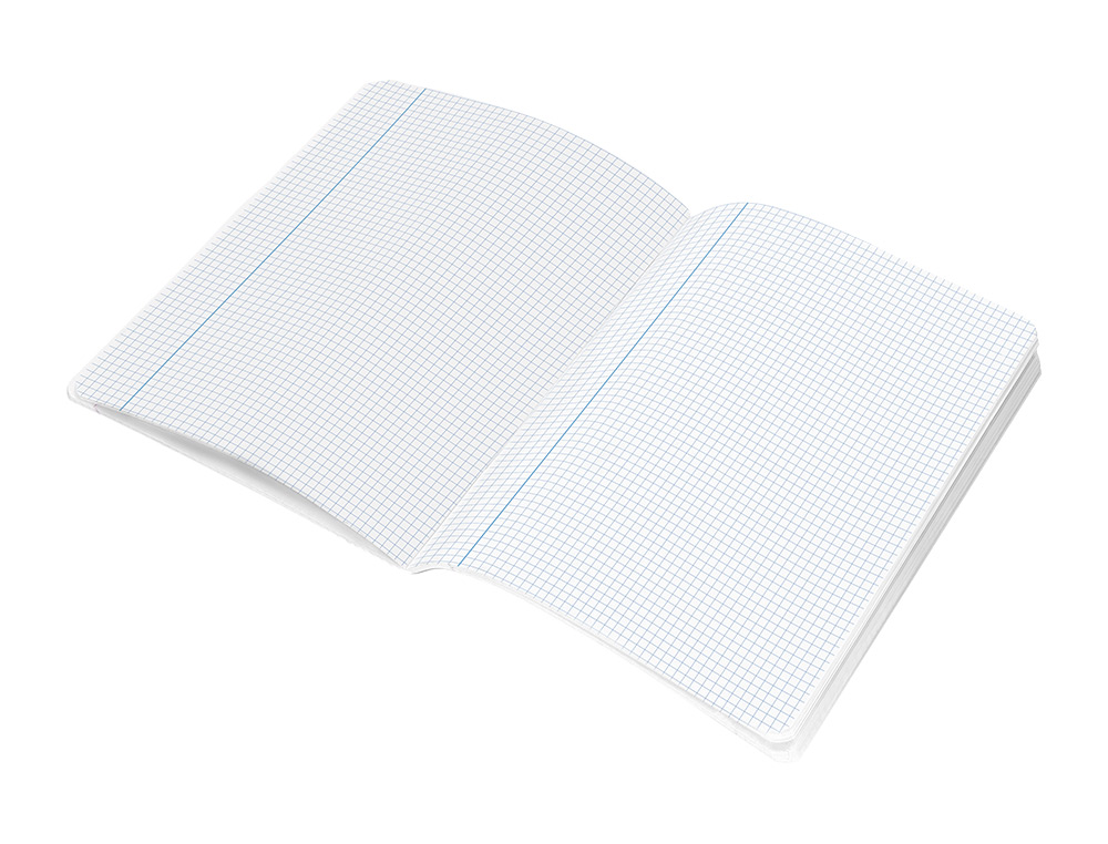 LIBRETA LIDERPAPEL SMART A5 PLUS 16 HOJAS 75GR CUADRO 4MM CON MARGEN