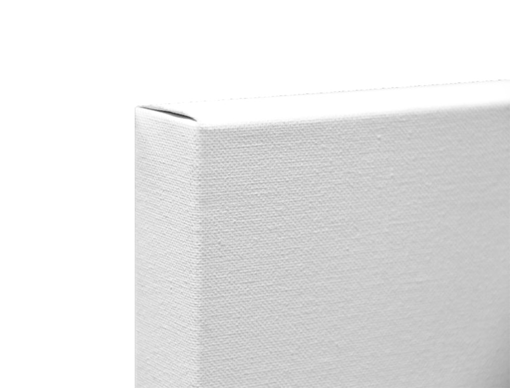 BASTIDOR LIDERPAPEL 4P LIENZO GRAPADO TRASERO ALGODON 100% MARCO PAWLONIA 1,8X3,8 CM BORDES MADERA 33X22 CM