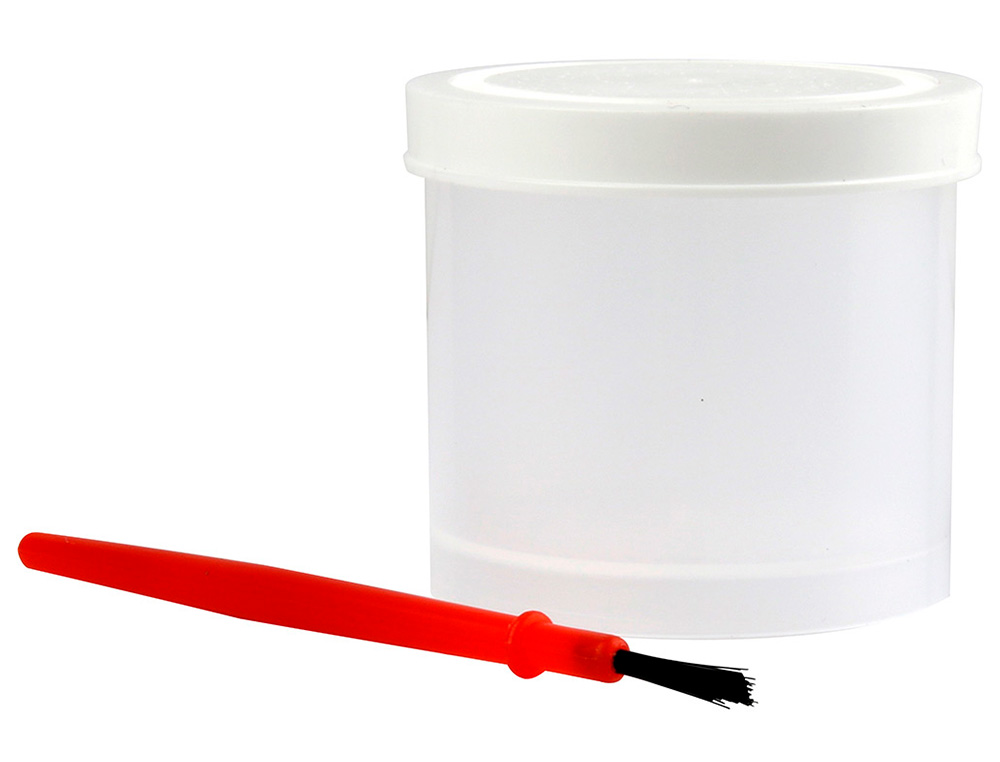 TEMPERA LIDERPAPEL ESCOLAR 40 ML CAJA 7 COLORES SURTIDOS + PINCEL