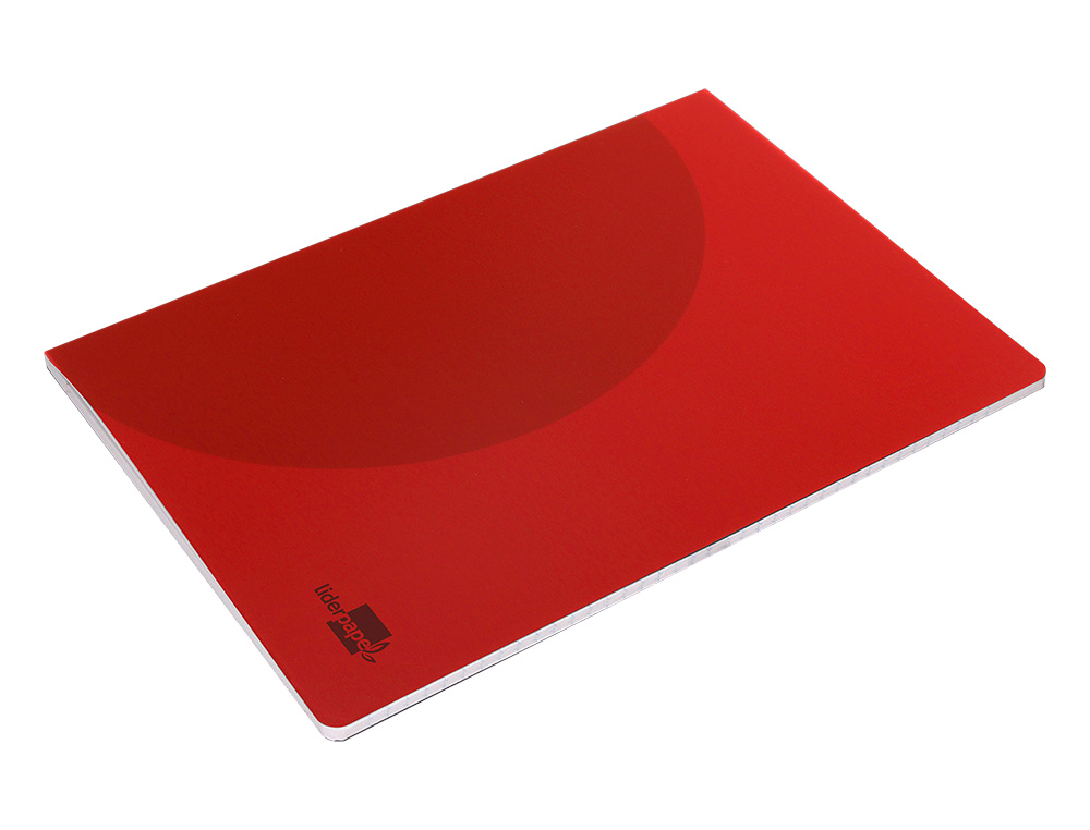 LIBRETA LIDERPAPEL 360 TAPA DE PLASTICO A4 48 HOJAS 90GR CUADRO 4MM CON MARGEN COLORES SURTIDOS