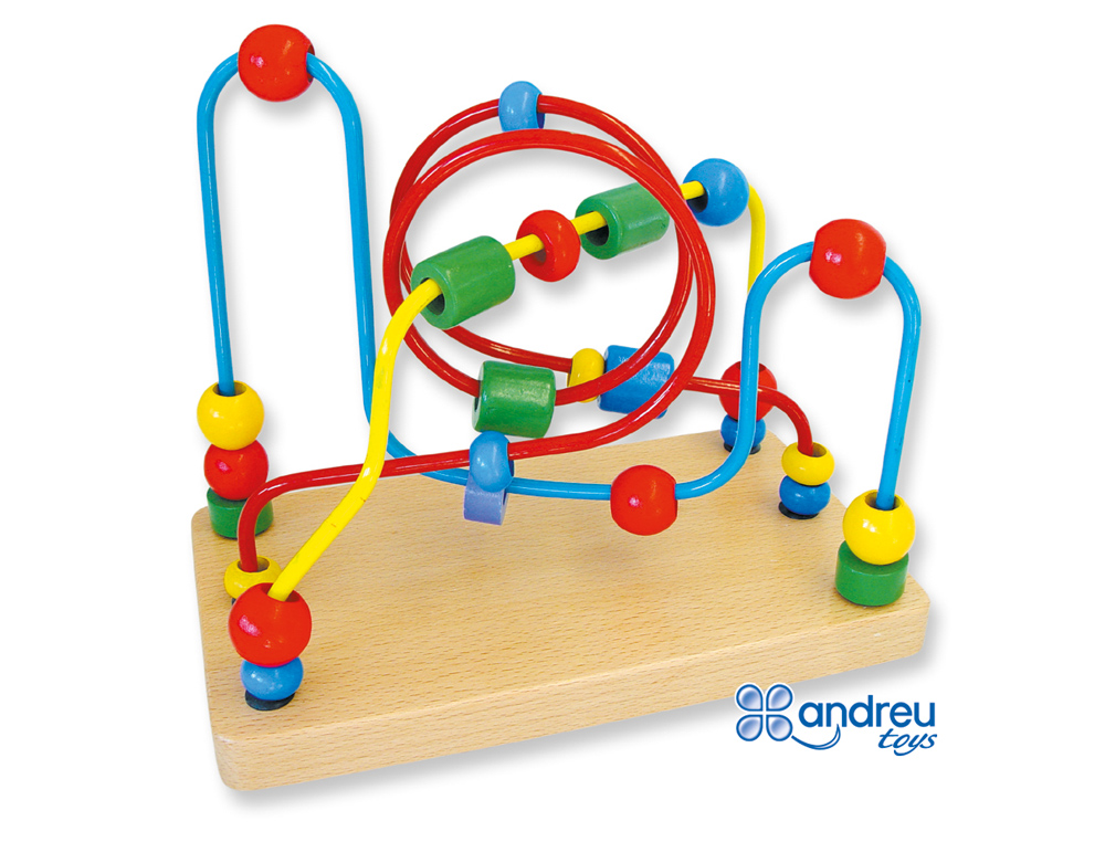 JUEGO ANDREUTOYS LABERINTO MANIPULACION PARA PSICOMOTROCIDAD FINA 23X19X13 CM