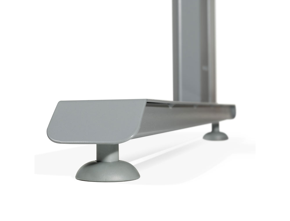 MESA DE OFICINA ROCADA METAL 2003AC04 GRIS/BLANCO 180X80 CM