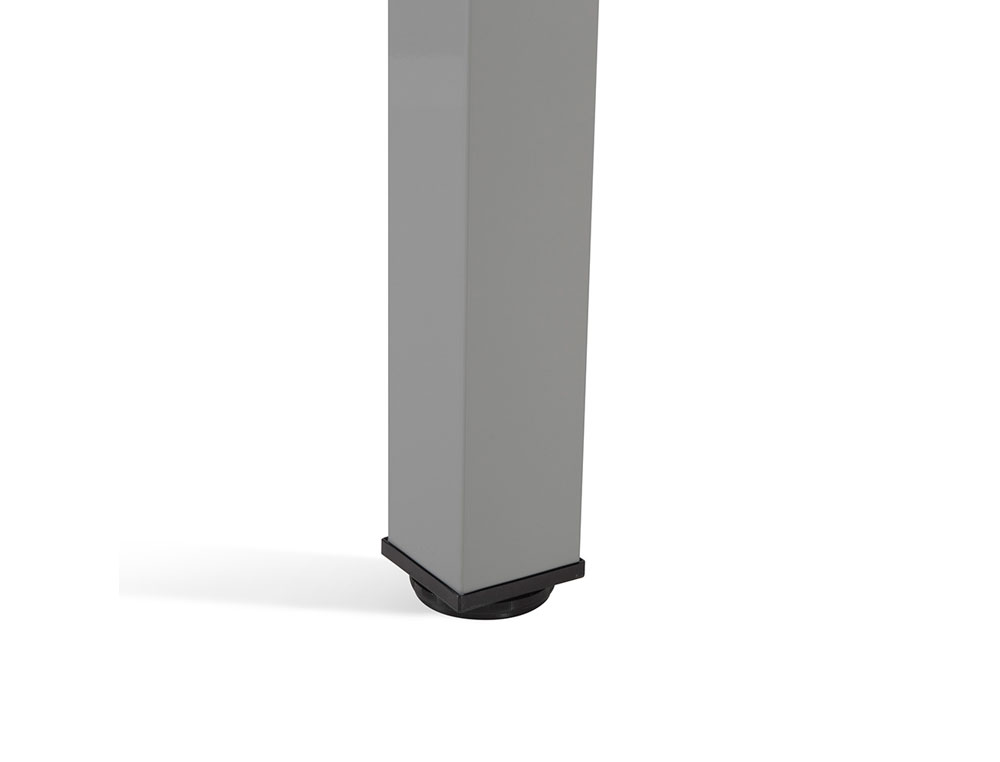 MESA ROCADA SERIE EXECUTIVE 160X110 CM IZQUIERDA ACABADO GRIS/GRIS