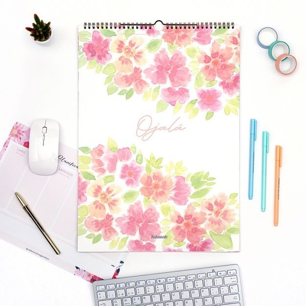 Calendario de pared Flores & Psters 2021