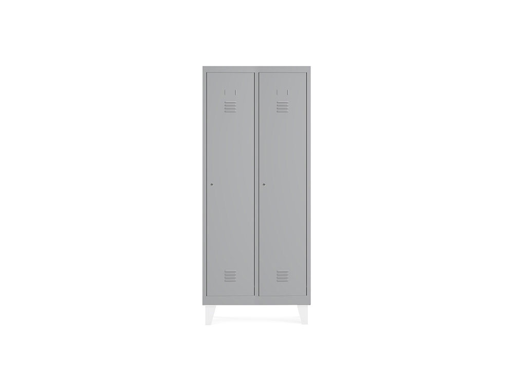 TAQUILLA METALICA ROCADA 400 2 MODULOS X 1 PUERTA GRIS 820X500X1800 MM